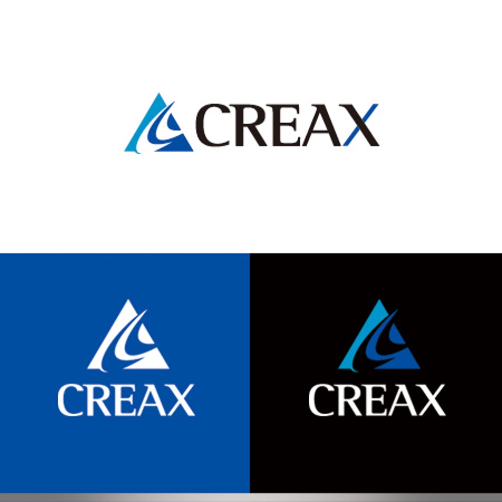 新設の広告会社『株式会社クレアス：英語表記CREAX』のロゴ