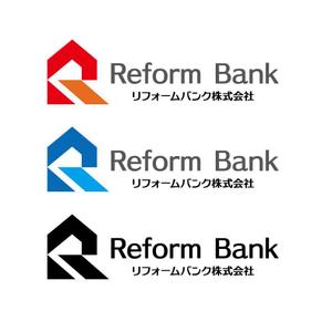 katu_design (katu_design)さんの会社名「リフォームバンク株式会社」のロゴへの提案