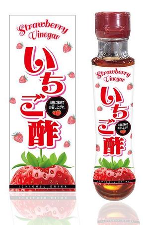 Anne_co. (anne_co)さんの新商品「いちご酢」のラベルデザインについてへの提案