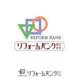 あどばたいじんぐ・とむ (adtom)さんの会社名「リフォームバンク株式会社」のロゴへの提案