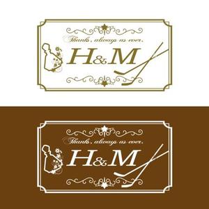 彩花 (ayaka_babydolls)さんの結婚式の招待状やペーパーアイテムに使用するロゴへの提案