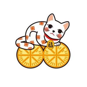FUKUKO (fukuko_23323)さんの祝事・進物・贈答品用のし紙・パッケージ・包装紙用福猫のイラストへの提案