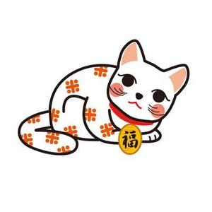FUKUKO (fukuko_23323)さんの祝事・進物・贈答品用のし紙・パッケージ・包装紙用福猫のイラストへの提案