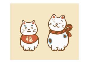 ＹＡ－ＹＡ (ya-mada-yasu-ko)さんの祝事・進物・贈答品用のし紙・パッケージ・包装紙用福猫のイラストへの提案