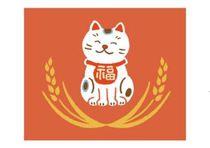 ＹＡ－ＹＡ (ya-mada-yasu-ko)さんの祝事・進物・贈答品用のし紙・パッケージ・包装紙用福猫のイラストへの提案