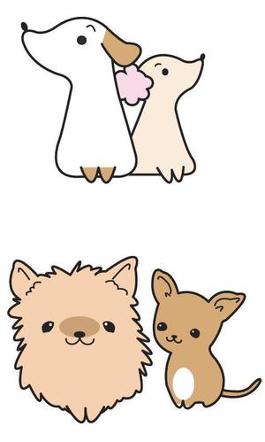 CHIKAKO (chi-2015)さんのイヌのキャラクターデザイン（犬のおやつ専門店）今後も継続して依頼希望への提案