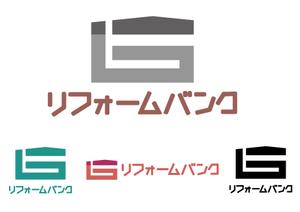sametさんの会社名「リフォームバンク株式会社」のロゴへの提案
