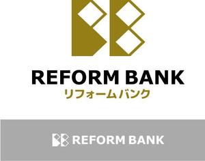 ぼん ()さんの会社名「リフォームバンク株式会社」のロゴへの提案