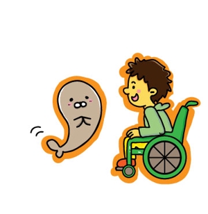 NYAPPI (nyappi)さんの車椅子の男の子とあざらしをキャラとしてラインスタンプを作成してほしいへの提案