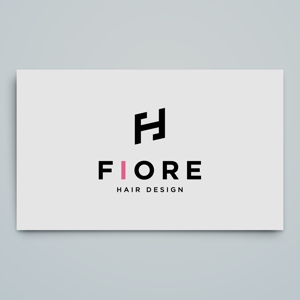 haru_Design (haru_Design)さんの石川県金沢市福久のヘアサロン「FIORE hair design」のロゴの作成への提案