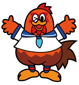 とぼし あい ()さんの比内地鶏のキャラクターデザインへの提案