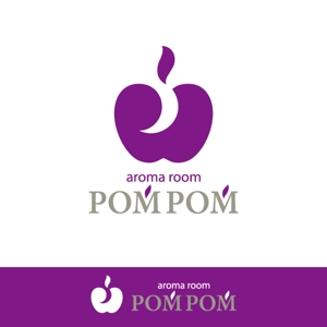＊ sa_akutsu ＊ (sa_akutsu)さんの「aromaroompompom」のロゴ作成への提案