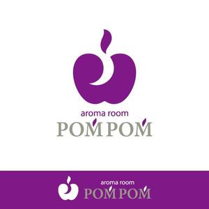 ＊ sa_akutsu ＊ (sa_akutsu)さんの「aromaroompompom」のロゴ作成への提案