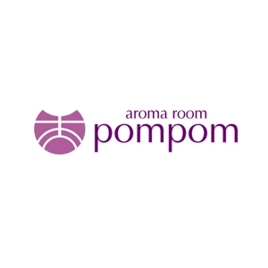 gchouさんの「aromaroompompom」のロゴ作成への提案