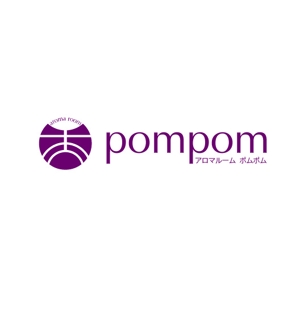 gchouさんの「aromaroompompom」のロゴ作成への提案