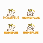 やめます。 ()さんのリフォームのフランチャイズ「ホームプラス」のロゴへの提案
