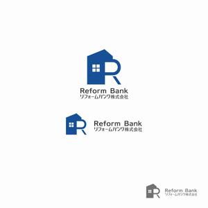 yyboo (yyboo)さんの会社名「リフォームバンク株式会社」のロゴへの提案