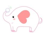 TSUBASA (yfam_tsubasa)さんのゾウのキャラクターデザインへの提案