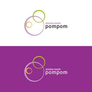 rickisgoldさんの「aromaroompompom」のロゴ作成への提案