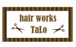 さんの「hair works TaLo」のロゴ作成への提案