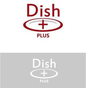 ぼん ()さんの惣菜ショップ「Dish+」(ディッシュプラス)のロゴへの提案