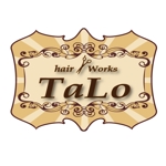 harunaka_onlineさんの「hair works TaLo」のロゴ作成への提案