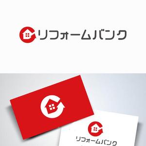 やめます。 ()さんの会社名「リフォームバンク株式会社」のロゴへの提案