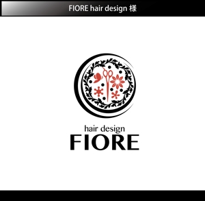 FISHERMAN (FISHERMAN)さんの石川県金沢市福久のヘアサロン「FIORE hair design」のロゴの作成への提案