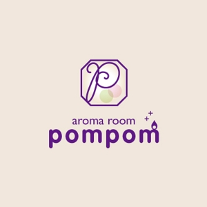 chasuさんの「aromaroompompom」のロゴ作成への提案