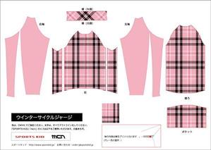 tomo_acu (tomo_acu)さんのAKBチェック風サイクルウェアのデザインへの提案