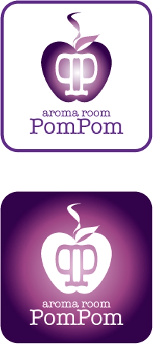 中津留　正倫 (cpo_mn)さんの「aromaroompompom」のロゴ作成への提案