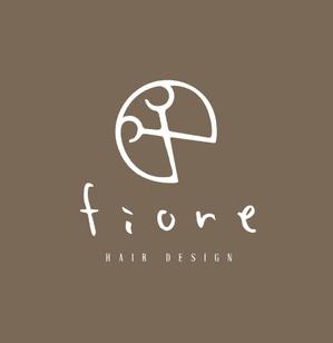 フジワラアイ (chocopon)さんの石川県金沢市福久のヘアサロン「FIORE hair design」のロゴの作成への提案