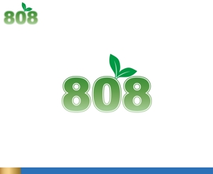 IandO (zen634)さんの青果コーナー「808」(ハチ・ゼロ・ハチ)のロゴへの提案