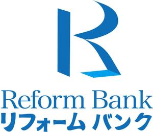 リオングラフィカ (shibazakura)さんの会社名「リフォームバンク株式会社」のロゴへの提案