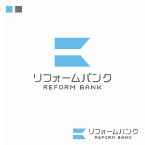やめます。 ()さんの会社名「リフォームバンク株式会社」のロゴへの提案