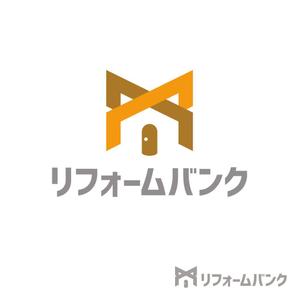 99R+design. (lapislazuli_99)さんの会社名「リフォームバンク株式会社」のロゴへの提案