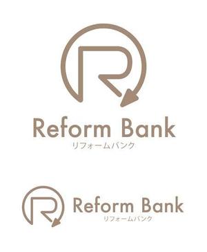 waami01 (waami01)さんの会社名「リフォームバンク株式会社」のロゴへの提案