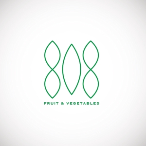 Naroku Design ()さんの青果コーナー「808」(ハチ・ゼロ・ハチ)のロゴへの提案