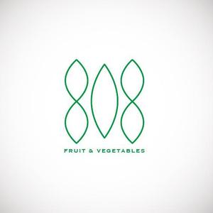 Naroku Design (masa_76)さんの青果コーナー「808」(ハチ・ゼロ・ハチ)のロゴへの提案