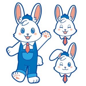 田村 ()さんの元気で愛らしいウサギのキャラクター募集♪への提案