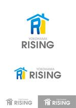 タラ福 タベタロウ (kazuo_h)さんの建設業　株式会社RISING　のロゴへの提案