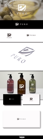 iwwDESIGN (iwwDESIGN)さんのオリーブオイルの新ブランド「PURO｣のロゴ　への提案