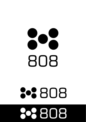 タラ福 タベタロウ (kazuo_h)さんの青果コーナー「808」(ハチ・ゼロ・ハチ)のロゴへの提案