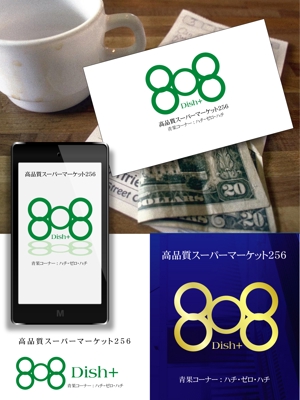 Mizumoto (kmizumoto)さんの青果コーナー「808」(ハチ・ゼロ・ハチ)のロゴへの提案
