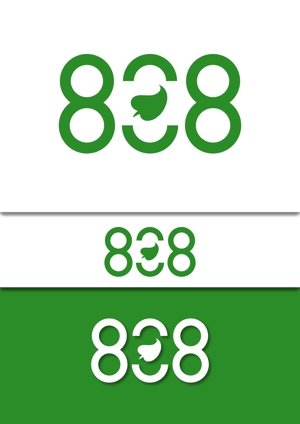 Divina Graphics (divina)さんの青果コーナー「808」(ハチ・ゼロ・ハチ)のロゴへの提案