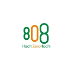 Hagemin (24tara)さんの青果コーナー「808」(ハチ・ゼロ・ハチ)のロゴへの提案