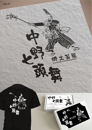 Hallelujah　P.T.L. (maekagami)さんの岩手県の郷土芸能「中野七頭舞」のロゴへの提案