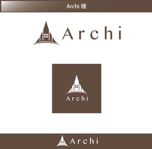 FISHERMAN (FISHERMAN)さんのデザイナーズ建築を手掛ける　「Archi」のロゴへの提案