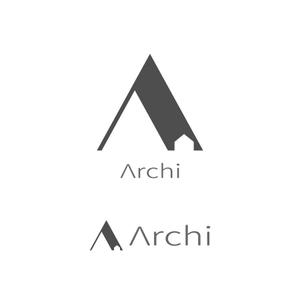秋の星空 デザイン部 (wrng)さんのデザイナーズ建築を手掛ける　「Archi」のロゴへの提案