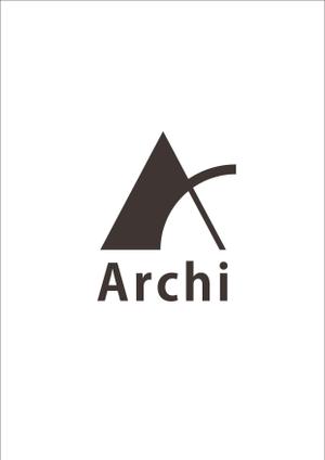 odo design (pekoodo)さんのデザイナーズ建築を手掛ける　「Archi」のロゴへの提案